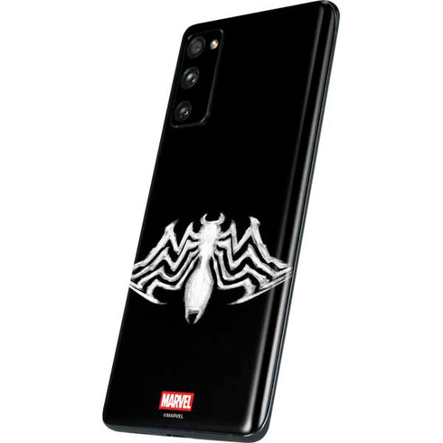 Marvel Venom Venom Logo Galaxy S20 Fan Edition Skin